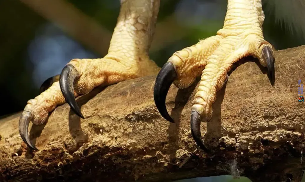 Poderoso garras de aves