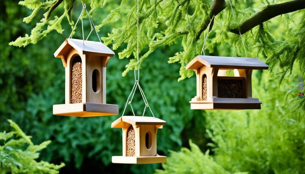 19th century purpose-built bird feeders