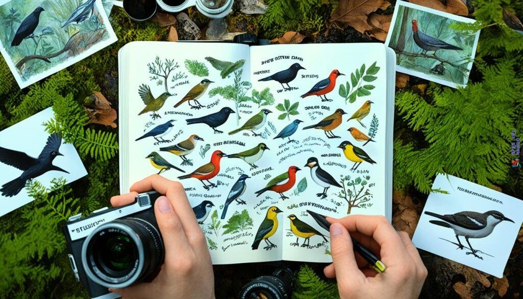 Documenting bird sightings