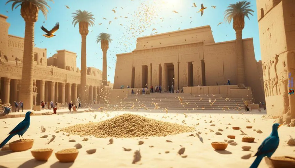 ancient bird feeding practices