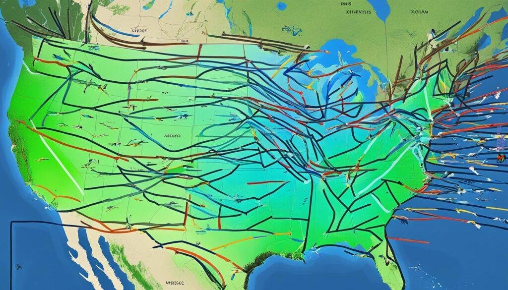 bird migration patterns in USA