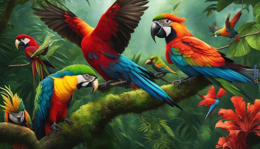 bird species in the Amazon