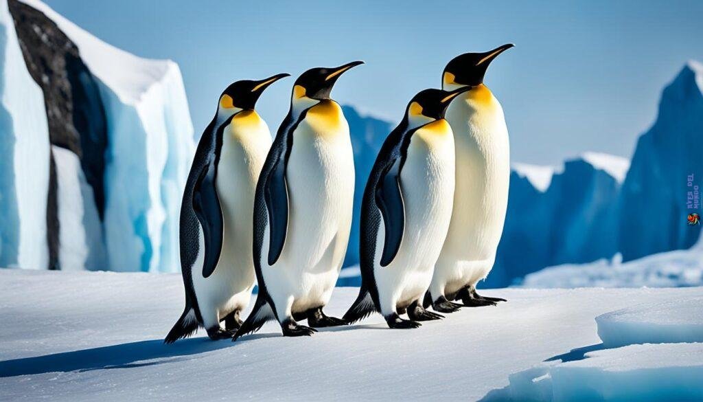 emperor penguins in Antarctica