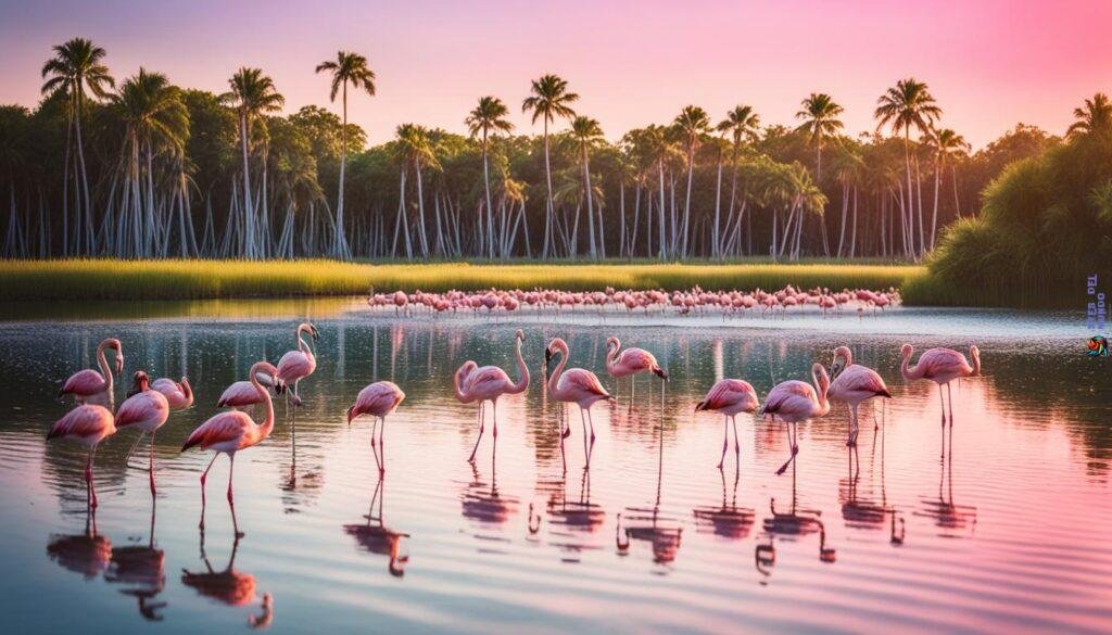 flamingo habitat
