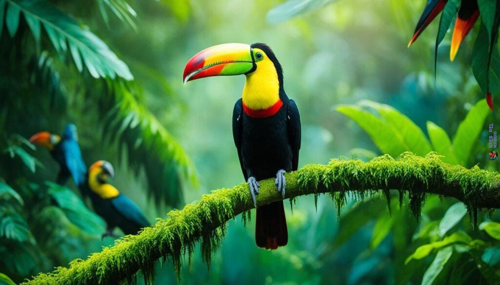 rare amazon rainforest birds