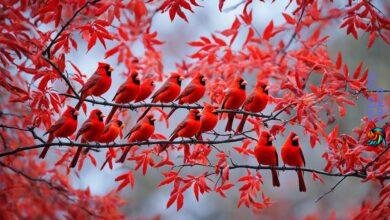red birds