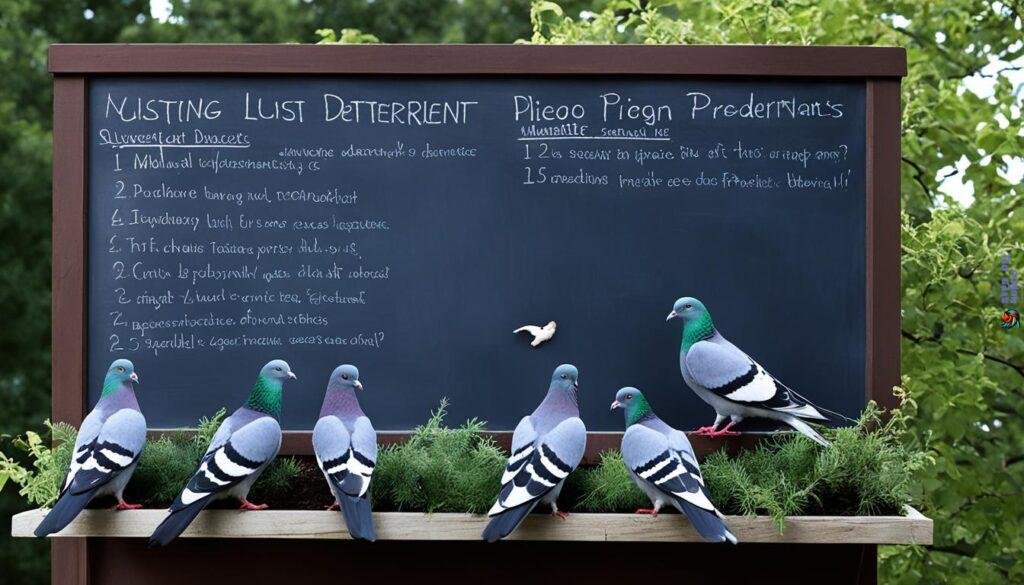 reducing pigeon reproduction