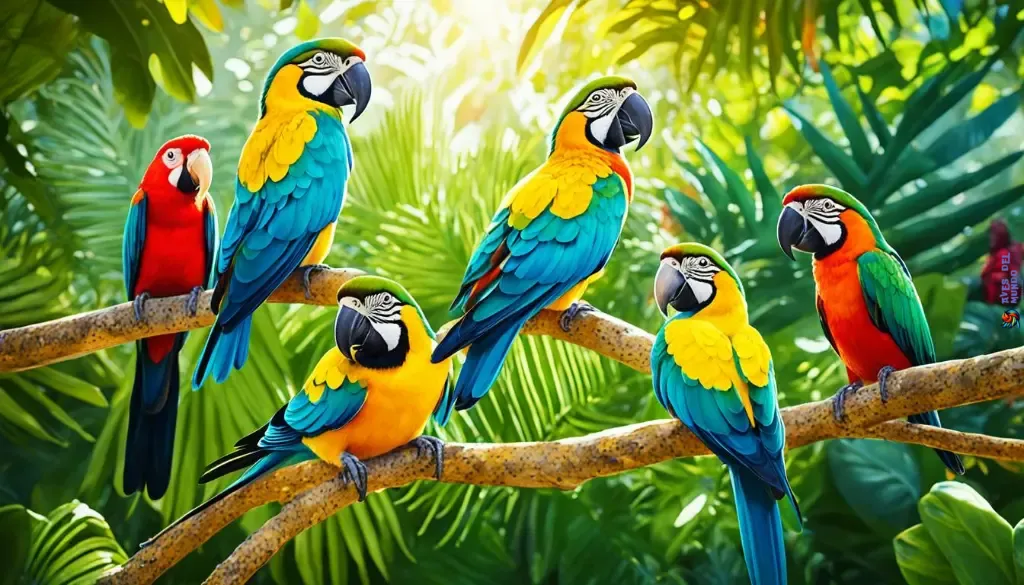tropical birds