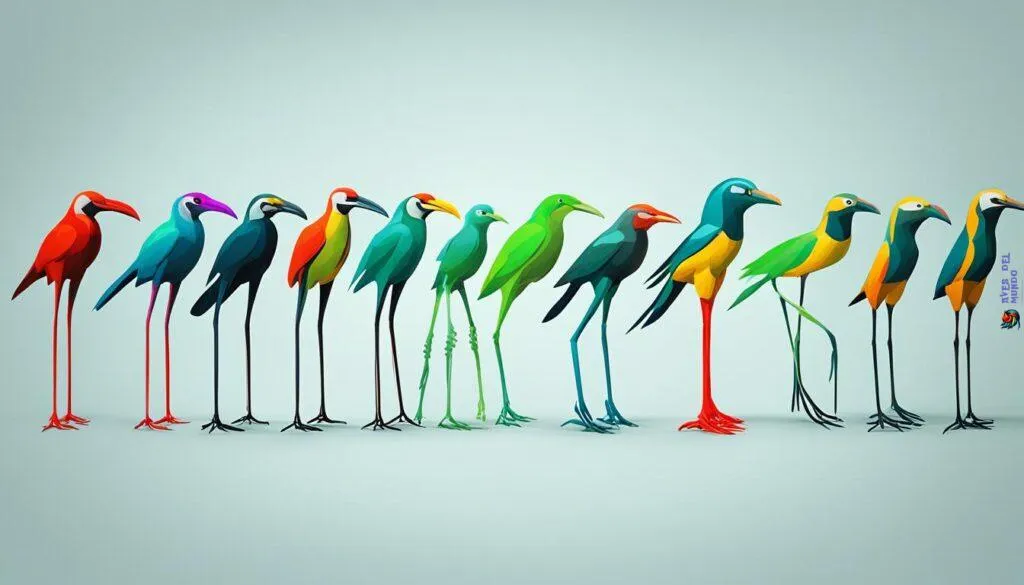 Comparative analysis of bird leg types Comparative analysis of bird leg types