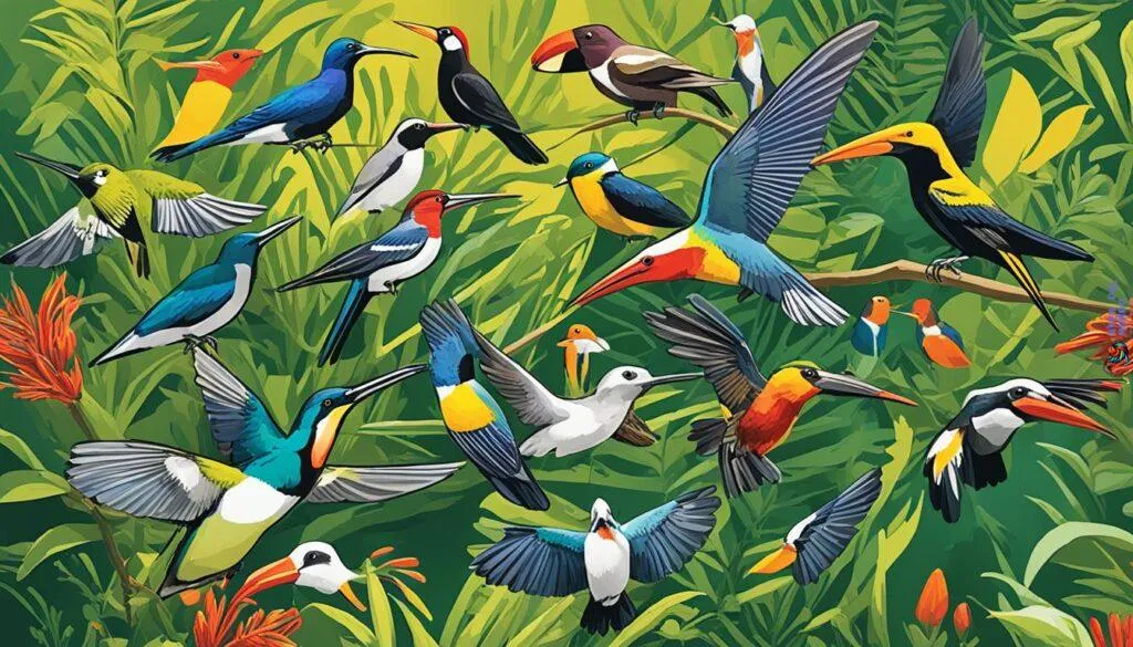 Diverse Bird Beaks and Bills Diverse Bird Beaks and Bills
