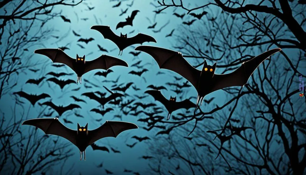 Echoing communication in bats