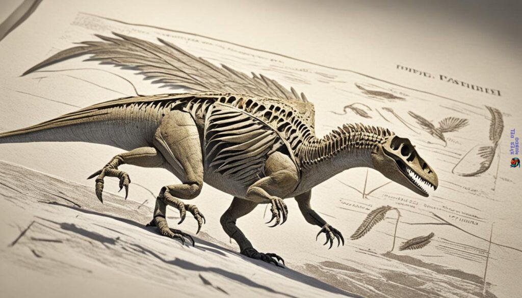 Feathered Dinosaur Fossil