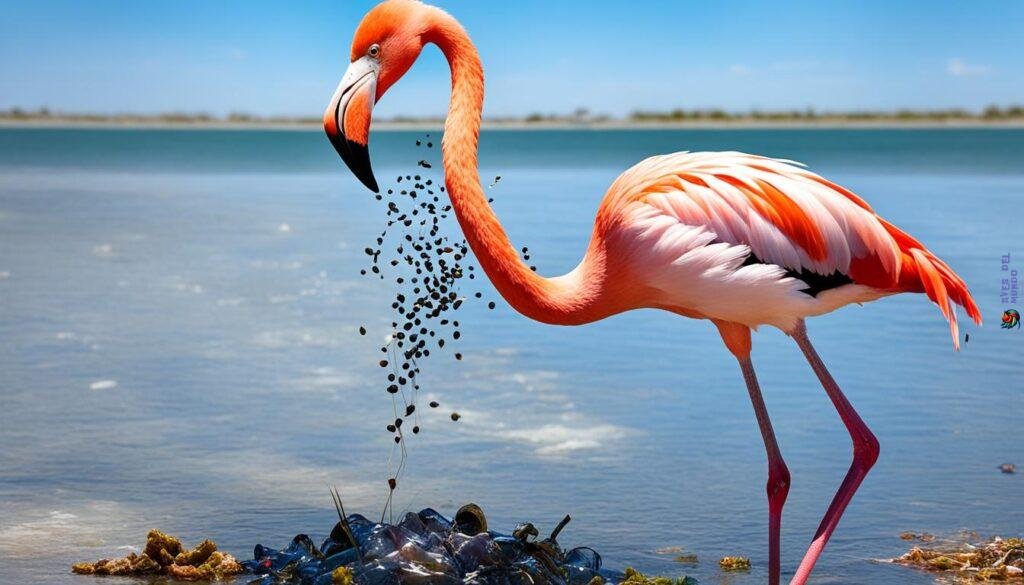 Flamingo Foraging Techniques