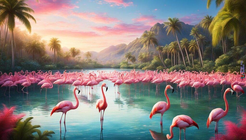 Flamingo habitats