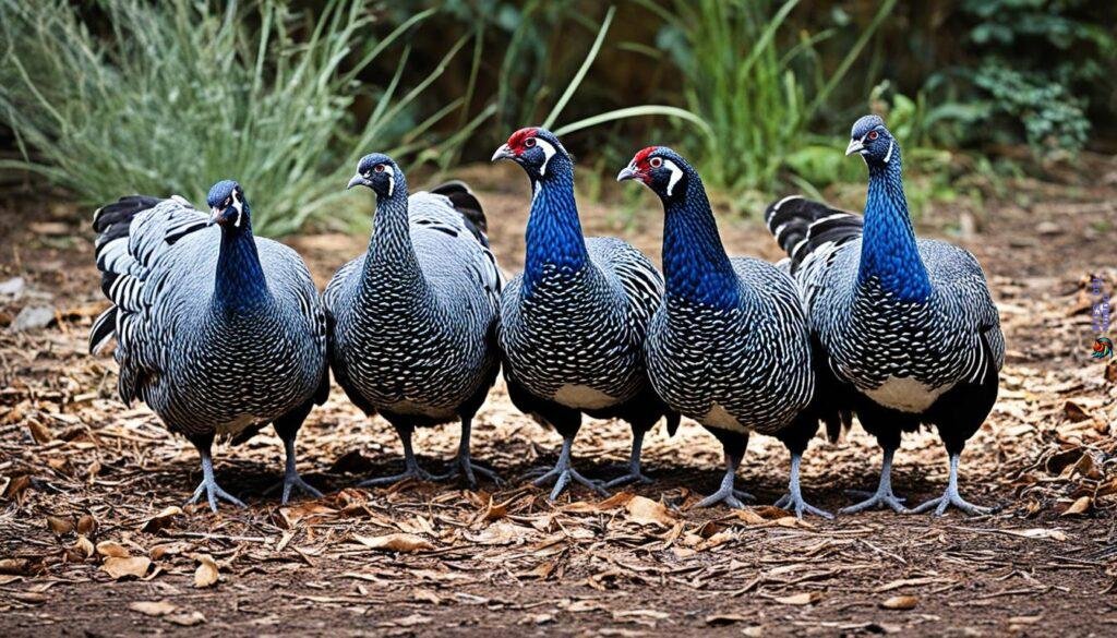 Guinea Fowl Feeding Dynamics