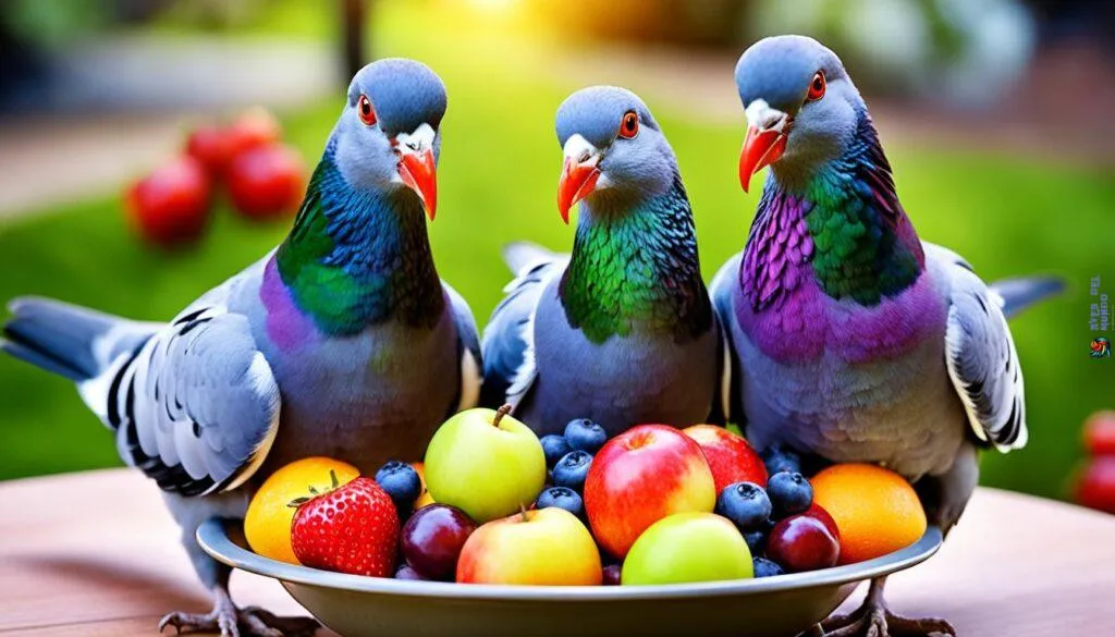 Healthy Fruits for Pigeons Healthy Fruits for Pigeons