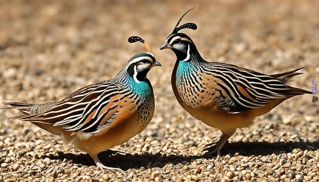 Japanese Quail Mating Dance