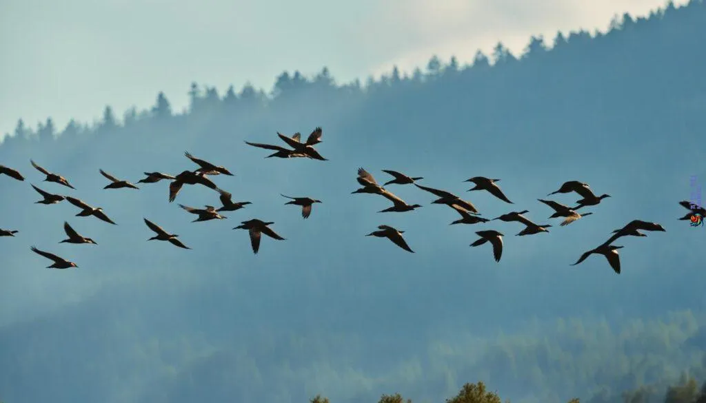 Migratory Birds Overcoming Predation Challenges