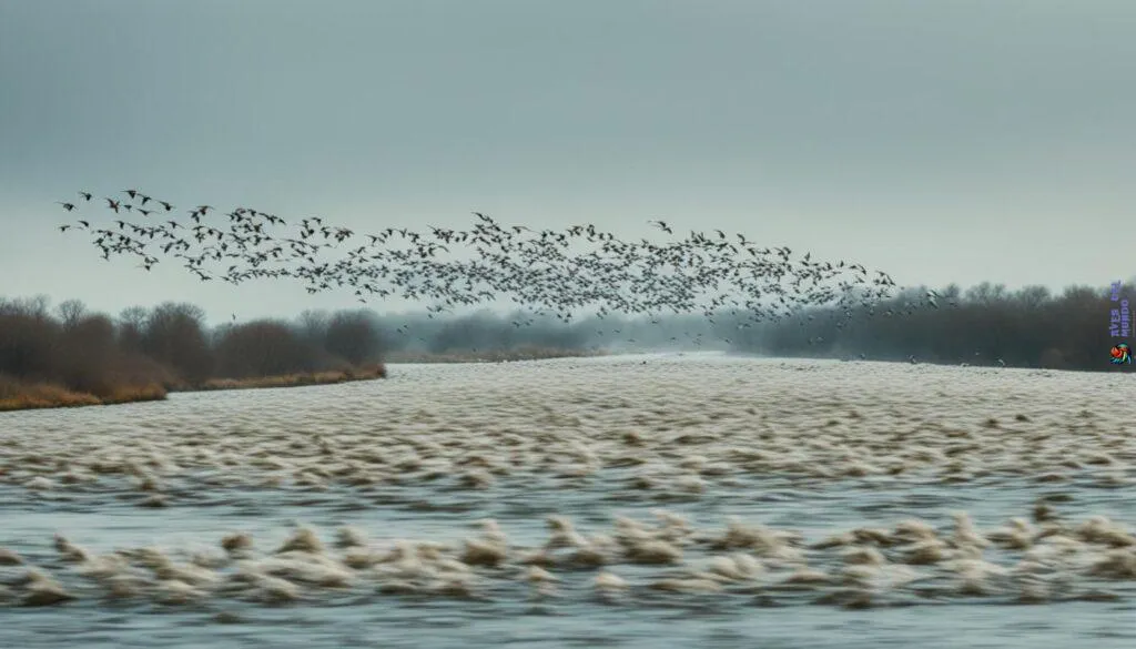 North America bird migration