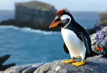 Rockhopper penguin
