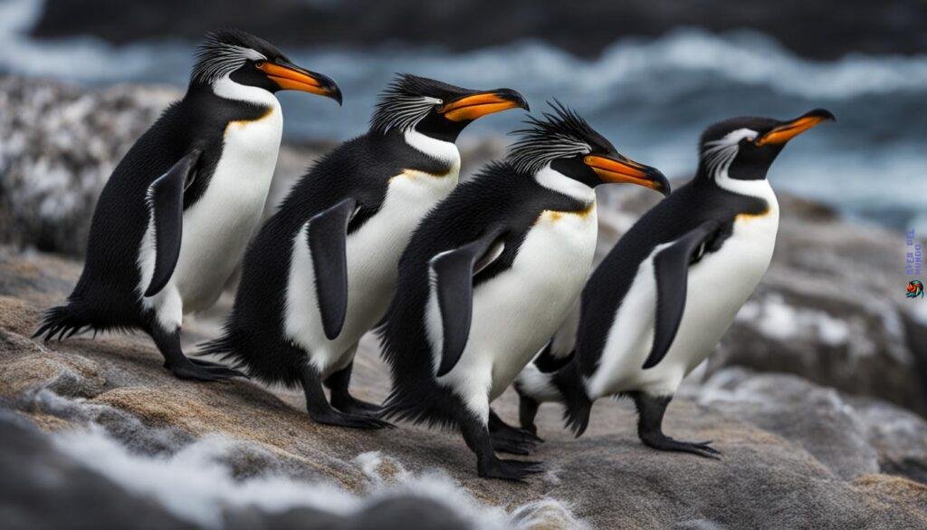 Rockhopper penguin predators
