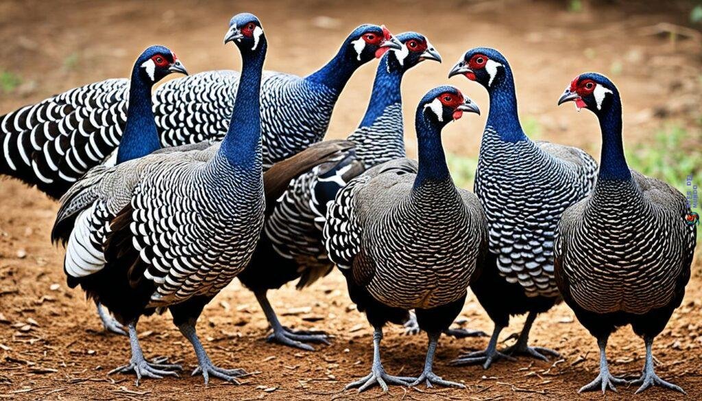 Social Dynamics of Guinea Fowl