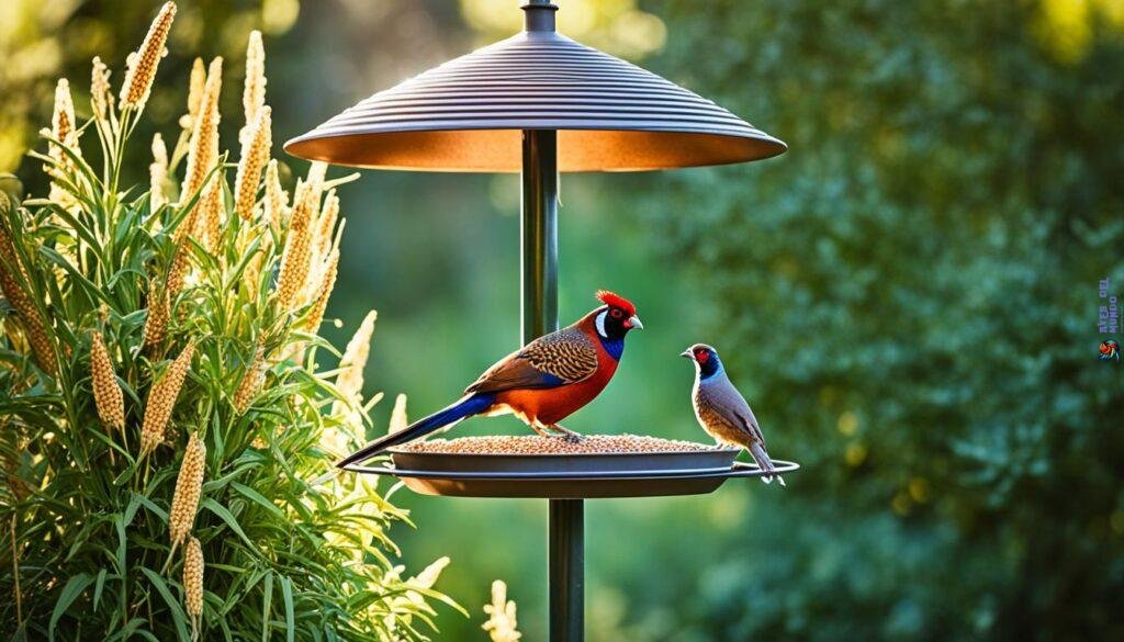 bird feeder placement
