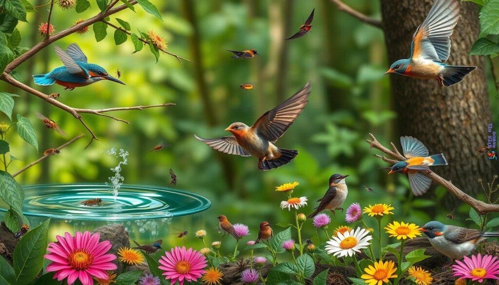 insect-hunting birds