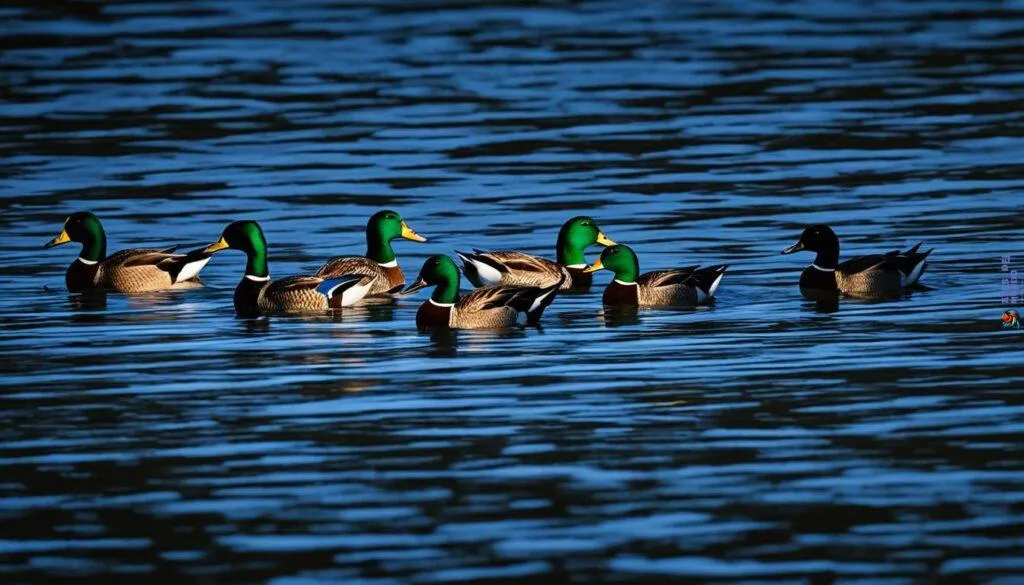 nocturnal feeding behavior of waterfowl